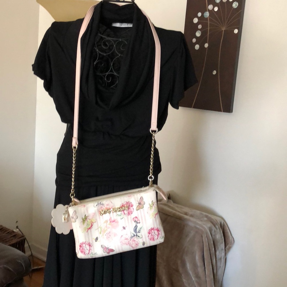 Betsy Johnson Pastel Floral Purse